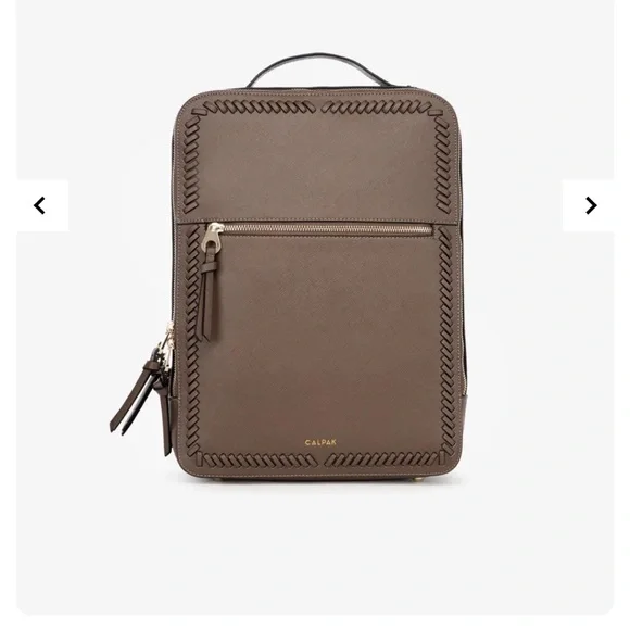 Calpak Kaya 15 inch Laptop Backpack in Mocha - Picture 5 of 11